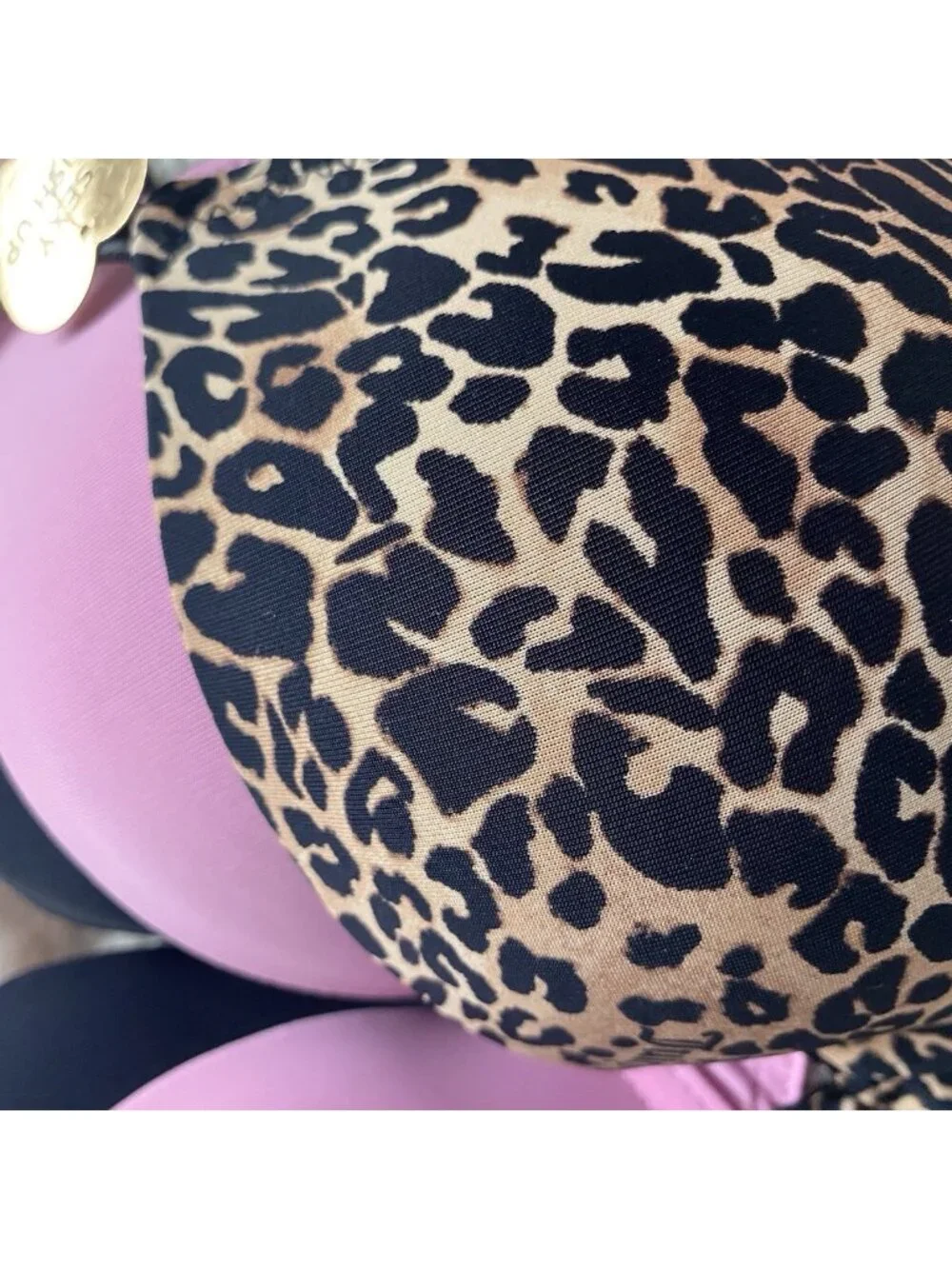 3 Pack‎ Juicy Couture Sexy Push Up Bra Size 36B Cheetah Animal Print Pink NEW